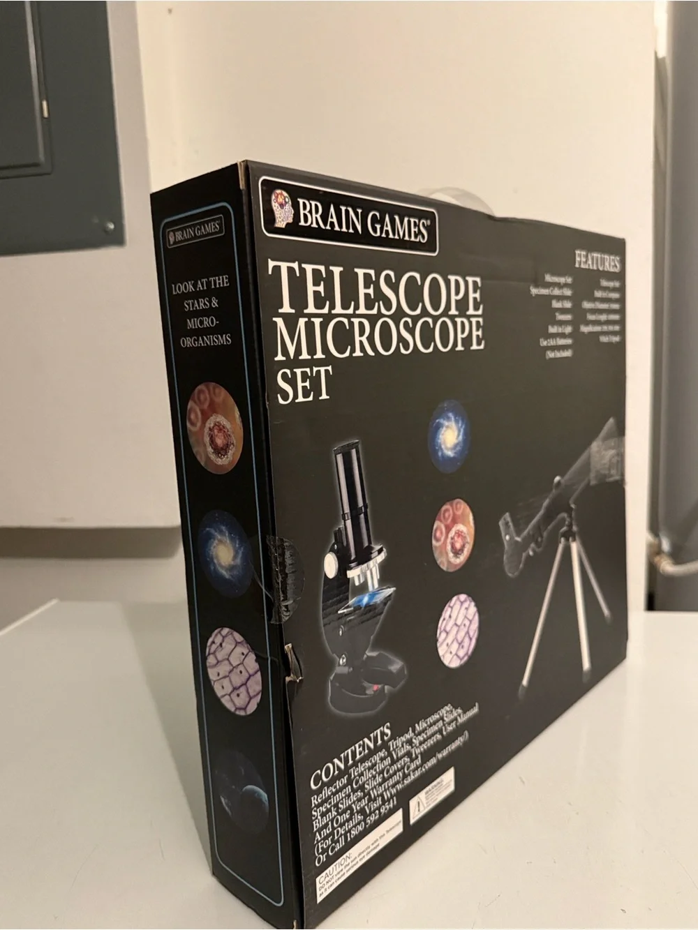 Brain Games Black Telescope and Microscope Combo
